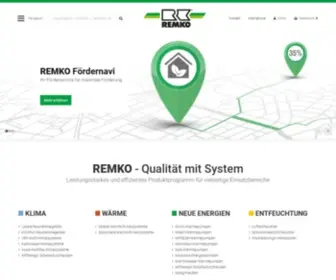 Remko.de(ᐅ REMKO ⇒ Klimageräte) Screenshot