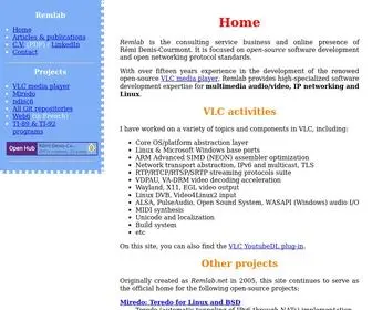 Remlab.net(Remlab: home) Screenshot