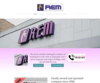 Remlabor.com(REM Staffing Services) Screenshot