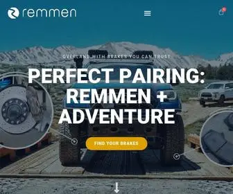 Remmenbrakes.com(Brake Upgrades for the Enthusiast and Adventurous) Screenshot