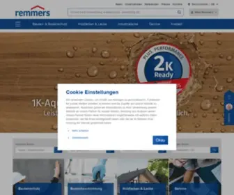 Remmers.de(Innovative Produktsysteme für Bau) Screenshot