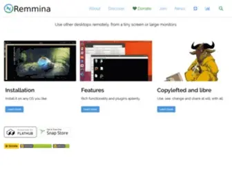 Remmina.org(Screen access to any PC) Screenshot
