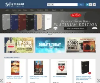 Remnantpublications.com(Remnant Publications) Screenshot