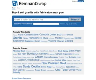 Remnantswap.com(Buy & sell granite remnants) Screenshot