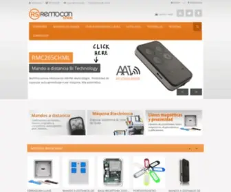 Remoconsp.com(RemoconSP líder en el sector de la copia de mandos de garaje y duplicación de mandos a distancia) Screenshot