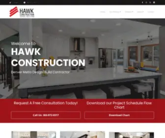 Remodelingdenver.co(Hawk Construction Inc) Screenshot