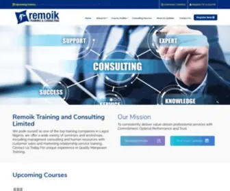 Remoikngltd.com(Remoik Training & Consulting) Screenshot