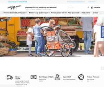 Remorcabicicleta.ro(Magazin online dedicat remorcilor de bicicleta) Screenshot
