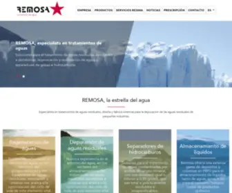 Remosa.net(Especialista en tratamientos de aguas) Screenshot