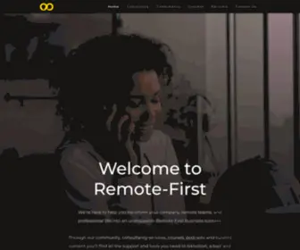 Remote-First.org(The Community for Remote First Organisations) Screenshot