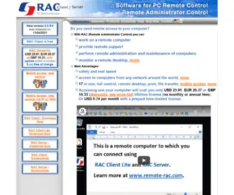 Remote-Rac.com(With RAC (Remote Administrator Control)) Screenshot