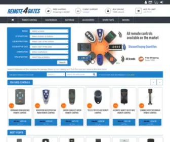 Remote4Gates.com(Remote Controls for Garage Doors) Screenshot