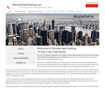 Remoteapphosting.net(Cloud & Server Hosting for Business) Screenshot