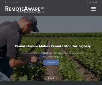 Remoteaware.com(New Boundary Technologies RemoteAware IoT Applications) Screenshot