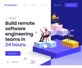 Remotebase.com(Hire remote developers from Top 1% in 24 hours) Screenshot