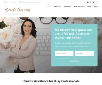 Remotebusinesspros.com(Remote Personal Assistance for Busy Professionals) Screenshot