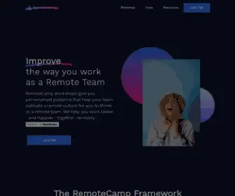 Remotecamp.io(Workshops to make your team Remote Ready) Screenshot