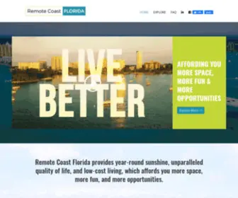 Remotecoastfl.com(Live Better) Screenshot