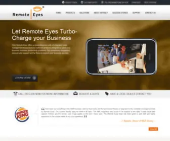 Remoteeyes.com(The Remote Eyes surveillance equipment and service suite) Screenshot