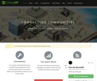 Remoteisp.com.au(Connecting COMMUNITIES) Screenshot