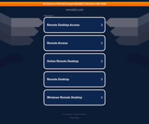 Remoteit.com(Empowering People Through Technology) Screenshot