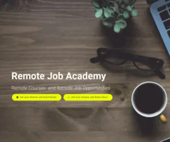 Remotejob.academy(Remote Job Academy and Distance Remote Learning) Screenshot