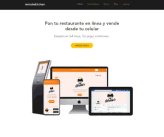 Remotekitchen.com(Pedidos En Línea Para Restaurantes) Screenshot