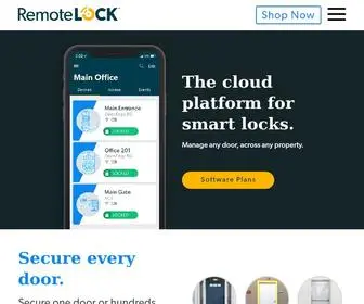 Remotelock.com Screenshot