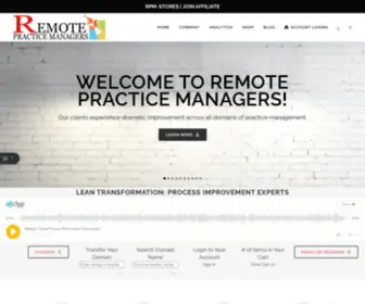 Remotepracticemanagers.com(Remote Practice Managers) Screenshot