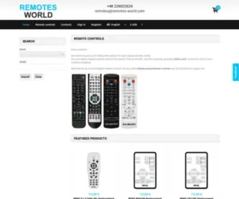 Remotes-World.com(Remotes World) Screenshot