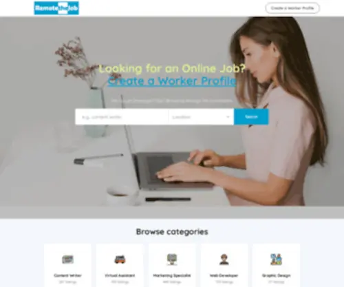 Remotethejob.com(Remote Jobs) Screenshot