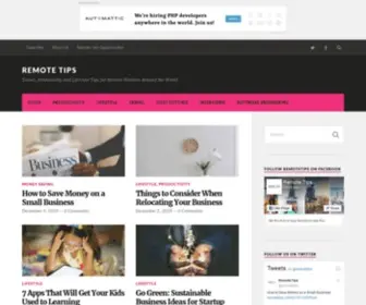 Remotetips.com(Forsale Lander) Screenshot