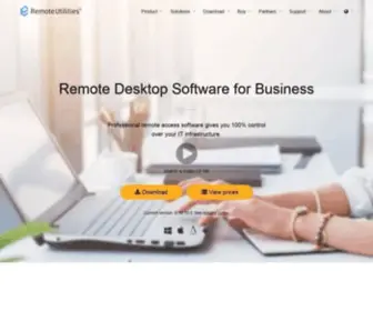 Remoteutilities.com(Remote Desktop Software) Screenshot