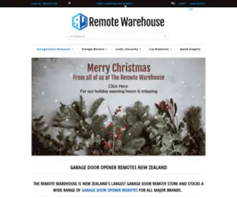 Remotewarehouse.co.nz(Garage door opener remotes) Screenshot