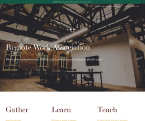 Remoteworkassociation.com(Remote Work Association) Screenshot