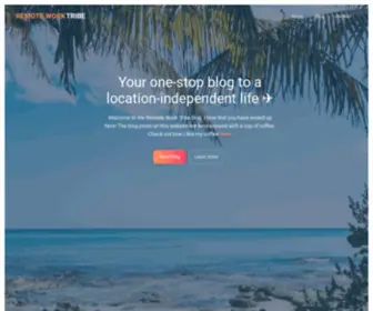 Remoteworktribe.com(Remote Work Tribe) Screenshot