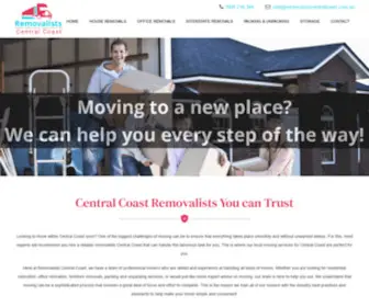 Removalistscentralcoast.com.au(Removalists Central Coast) Screenshot