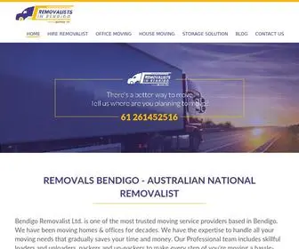 Removalistsinbendigo.com.au(Removalists Bendigo) Screenshot