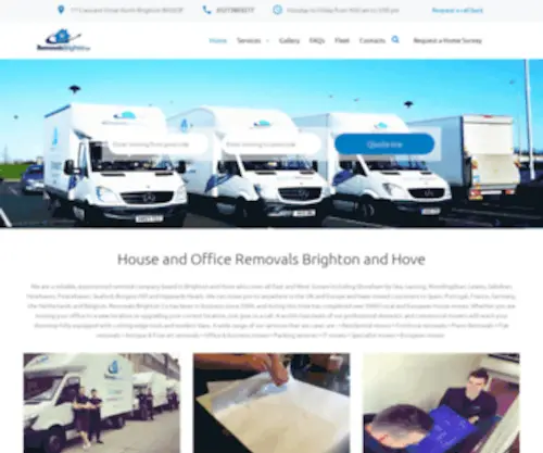 Removalsbrighton.com(House and Office removals in Brighton and Hove) Screenshot
