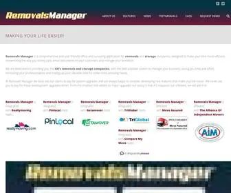 Removalsmanager.co.uk(Making your life easier) Screenshot