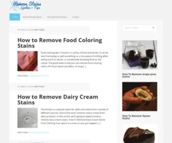 Remove-Stain.com(Remove Stains) Screenshot