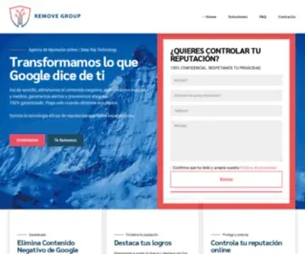 Removegroup.com(Agencia) Screenshot