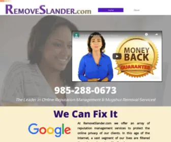 Removeslander.com(How To Remove A Mugshot For Good) Screenshot