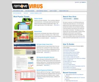 Removevirus.org(Virus Removal Guides) Screenshot