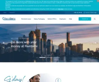 Remserv.com.au(Salary Packaging and Novated Leasing) Screenshot