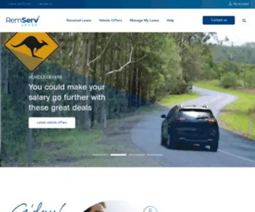 Remservlease.com.au(Novated Leasing) Screenshot