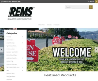 Remsinfo.com(Real Estate Marketing Supplies) Screenshot