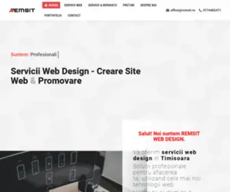 Remsit.ro(Servicii Web Design Timisoara) Screenshot