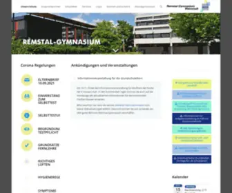 Remstalgymnasium.de(Weinstadt) Screenshot