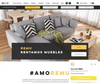 Remu.com.mx(Renta Muebles) Screenshot